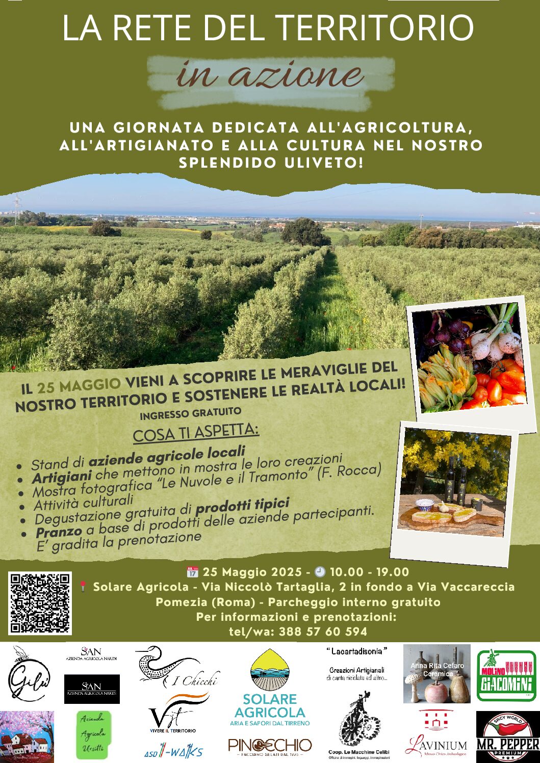 Domenica 25 maggio Vieni a scoprire le meraviglie del nostro territorio e sostenere le realtà locali!